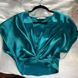 Teal Green Zara Blouse